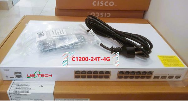 Thiết bị chuyển mạch Cisco SB Catalyst 1200 24-port GE, 4x1G SFP_C1200-24T-4G